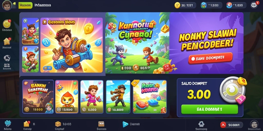 Fitur bonus harian yang membuat permainan lebih menarik.